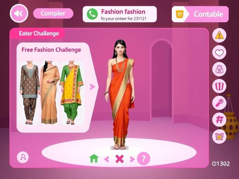 Indian traditional outfits in Avakin Chic Trend Pioneer